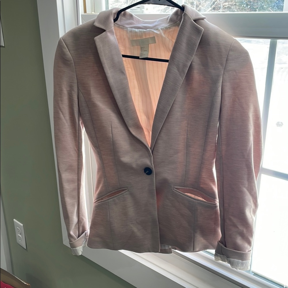 H&M Women's Blazer - Light Gray